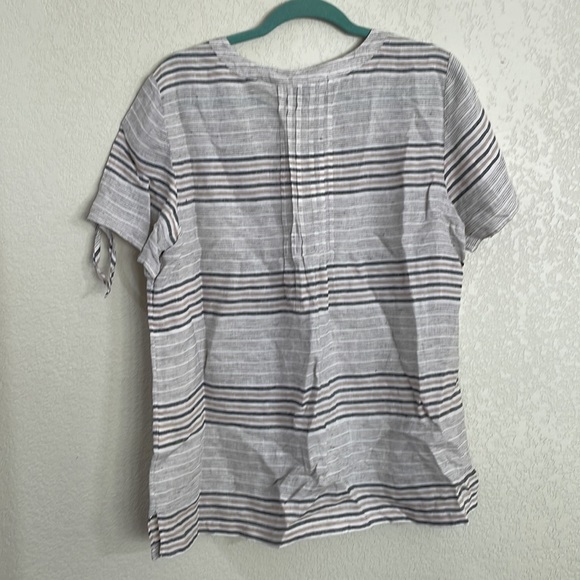 Large Linen Top Talbots - Picture 4 of 5